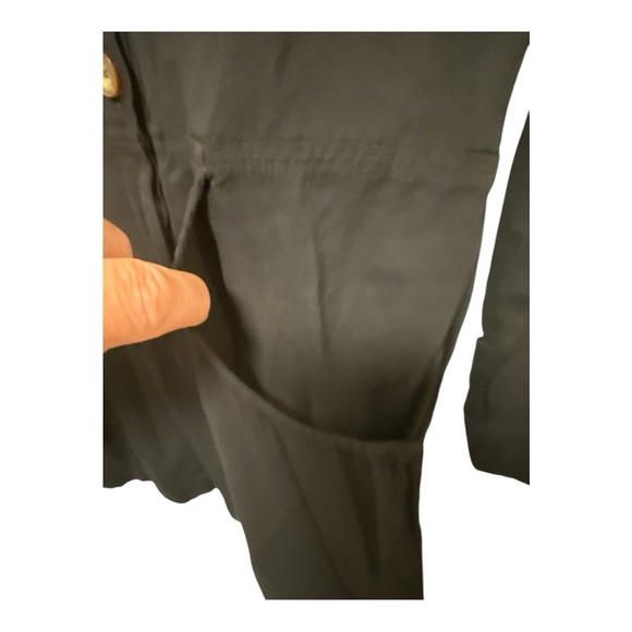 Reef Black Long Sleeve Romper with Pockets Size Small beach,festival NWT - Picture 3 of 4